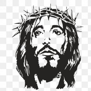 Holy Face Of Jesus Crown Of Thorns Drawing, PNG, 500x500px, Holy Face ...