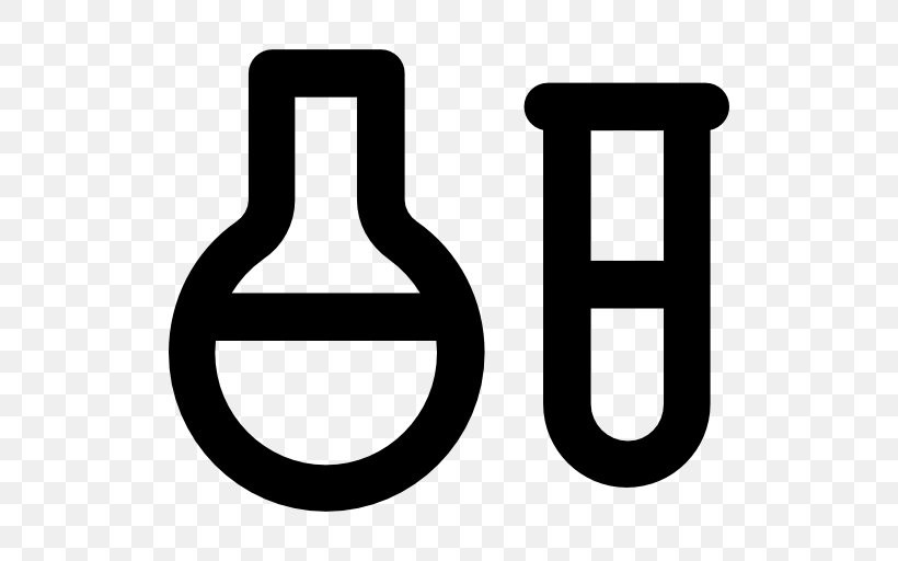 Laboratory Flasks Test Tubes Chemistry Erlenmeyer Flask, PNG, 512x512px, Laboratory Flasks, Beaker, Black And White, Bunsen Burner, Chemistry Download Free