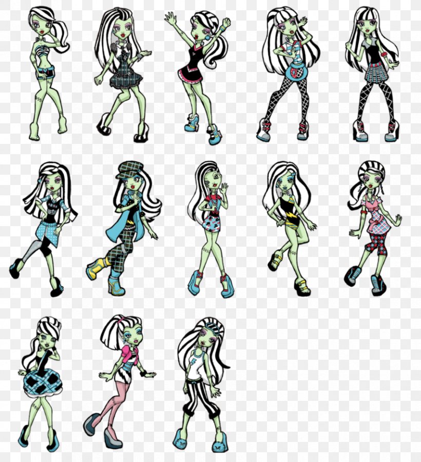 Frankie Stein Monster High Drawing, PNG, 853x936px, Frankie Stein, Action Figure, Animal Figure, Animation, Coloring Book Download Free