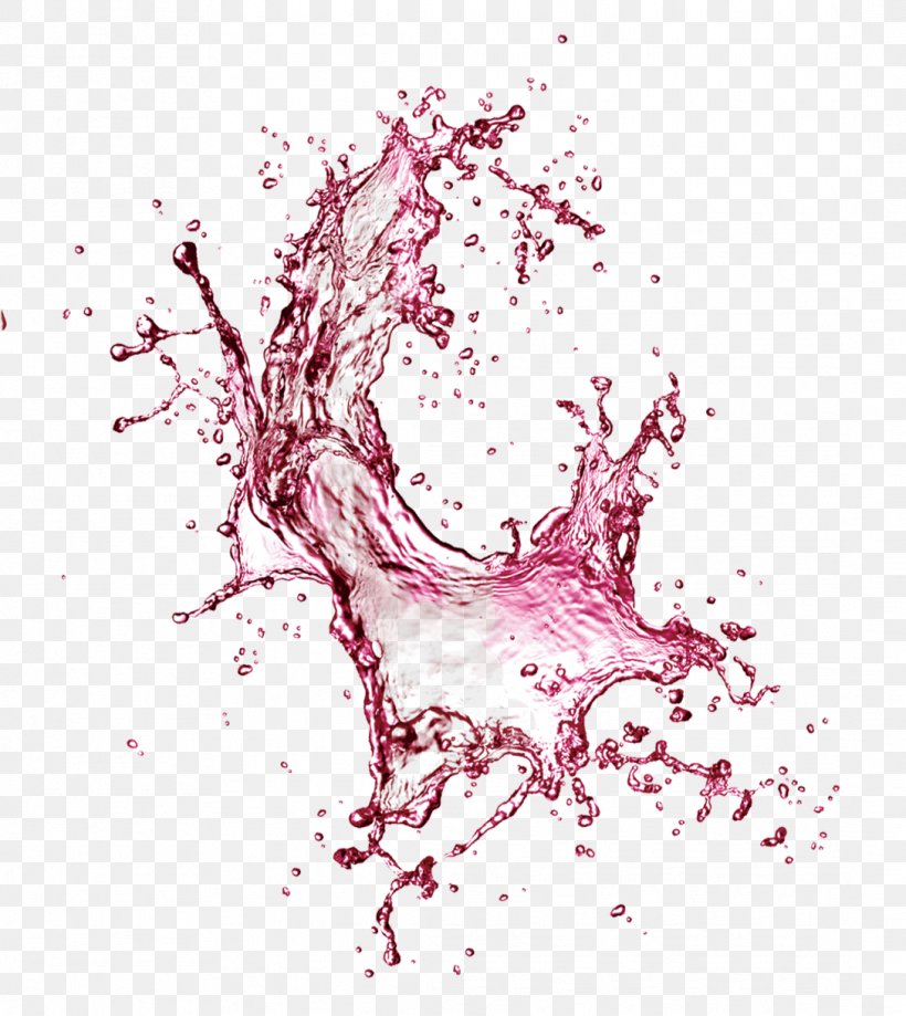 Purple Water Splash Effect Element, PNG, 1088x1220px, Splash, Art, Bottle, Branch, Color Download Free