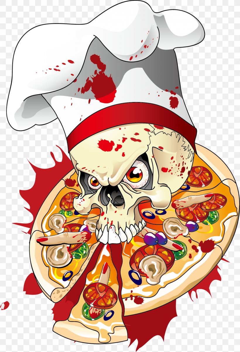 Pizza Skull Delivery Illustration, PNG, 1244x1828px, Pizza, Art, Bone, Delivery, Fictional Character Download Free