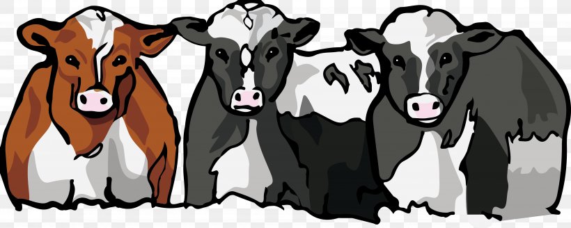 Dairy Cattle Ox Horse Mammal, PNG, 4894x1960px, Dairy Cattle, Carnivoran, Carnivores, Cartoon, Cattle Download Free
