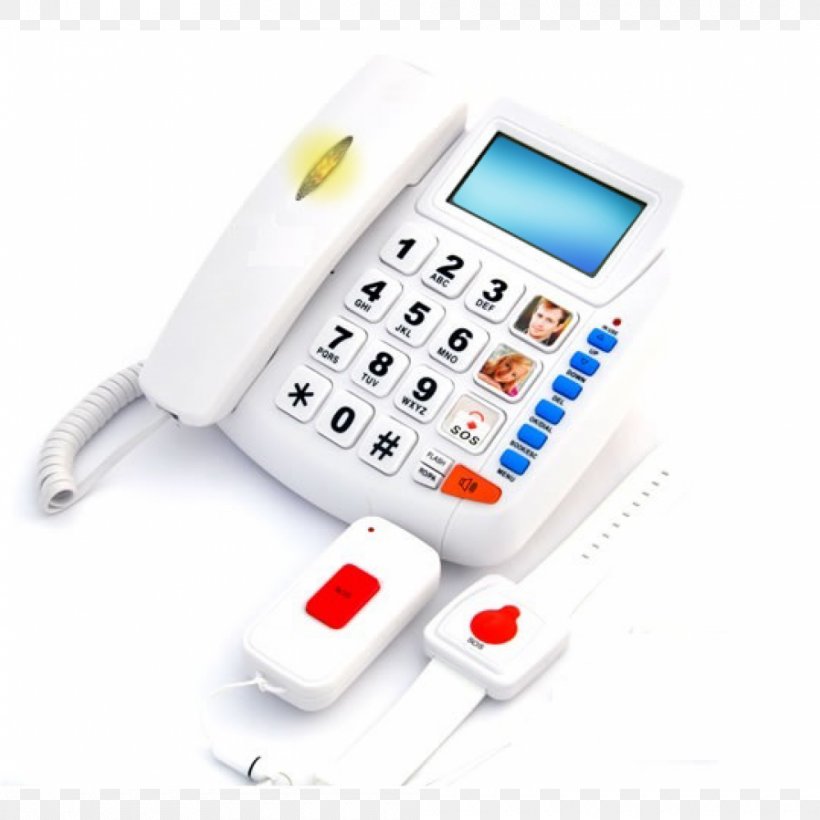 Emergency Call Box Emergency Telephone Number Medical Alarm, PNG, 1000x1000px, Emergency Call Box, Caller Id, Corded Phone, Cordless Telephone, Dialer Download Free