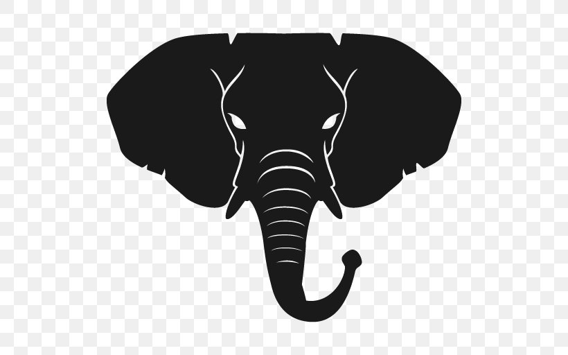 Indian Elephant T-shirt Peter K, PNG, 512x512px, Elephant, African Elephant, Animal, Black And White, Elephants And Mammoths Download Free