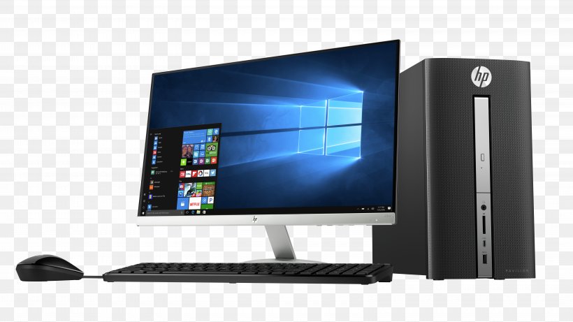 Intel HP Pavilion Desktop Computer Computer Monitor Central Processing Unit, PNG, 6400x3600px, Intel, Central Processing Unit, Computer, Computer Data Storage, Computer Monitor Download Free