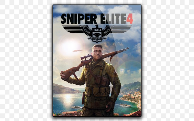 Sniper Elite 4 PlayStation 4 4K Resolution Video Game Desktop Wallpaper, PNG, 512x512px, 4k Resolution, Sniper Elite 4, Army, Display Resolution, Highdefinition Television Download Free