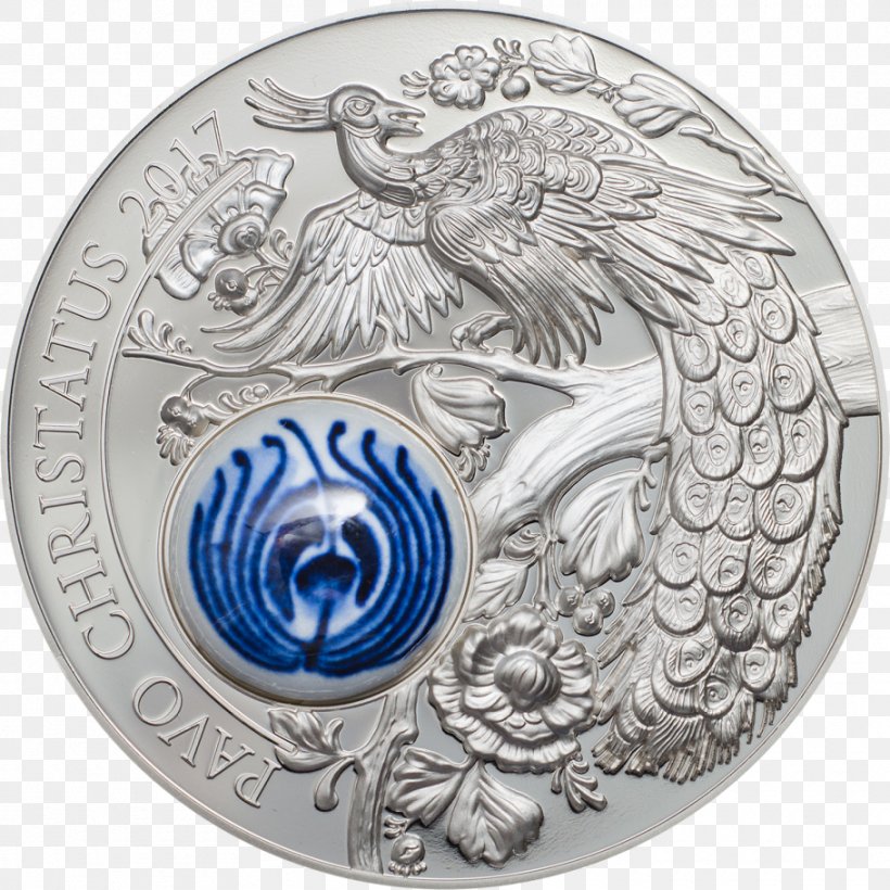 De Koninklijke Porceleyne Fles Silver Coin Silver Coin Numismatics, PNG, 910x910px, De Koninklijke Porceleyne Fles, Asiatic Peafowl, Badge, Coin, Delft Download Free
