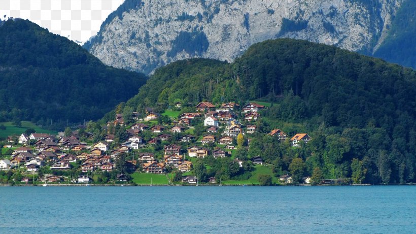 Lake Thun Lake Brienz Kander Wendelsee, PNG, 1920x1080px, Lake Thun, Alps, Bay, Coast, Fjord Download Free