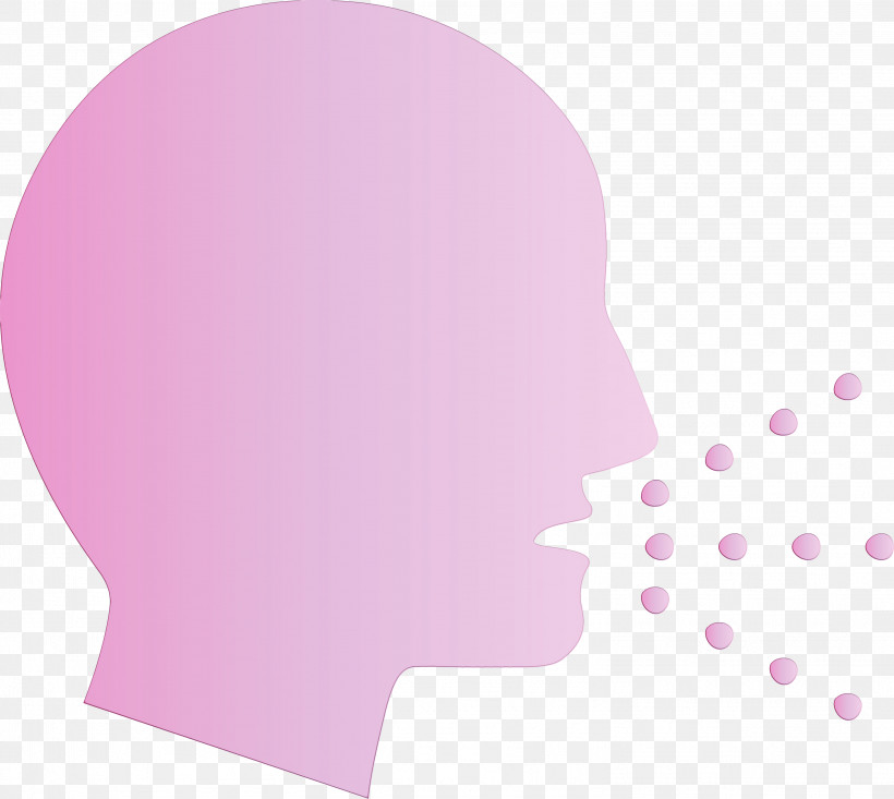 Pink Face Head Nose Violet, PNG, 3021x2702px, Coronavirus, Cough, Face, Head, Magenta Download Free