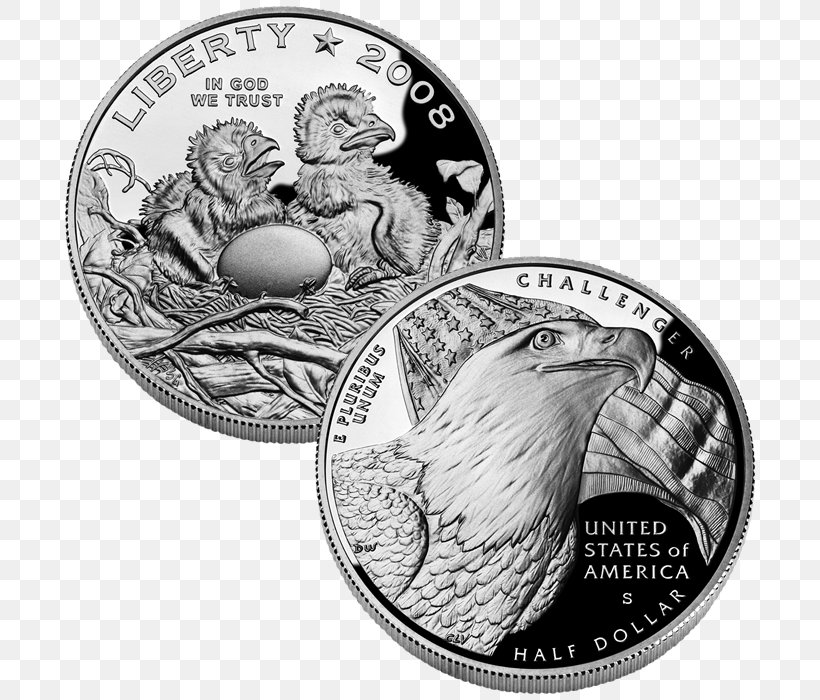 Coin Bald Eagle The American Eagle Silver, PNG, 700x700px, Coin, American Eagle, American Gold Eagle, American Silver Eagle, Bald Eagle Download Free