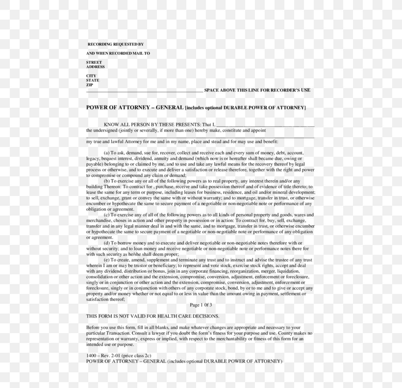 Power Of Attorney California Form Attorney General Document, PNG, 612x792px, Power Of Attorney, Area, Attorney At Law, Attorney General, Attorneyinfact Download Free