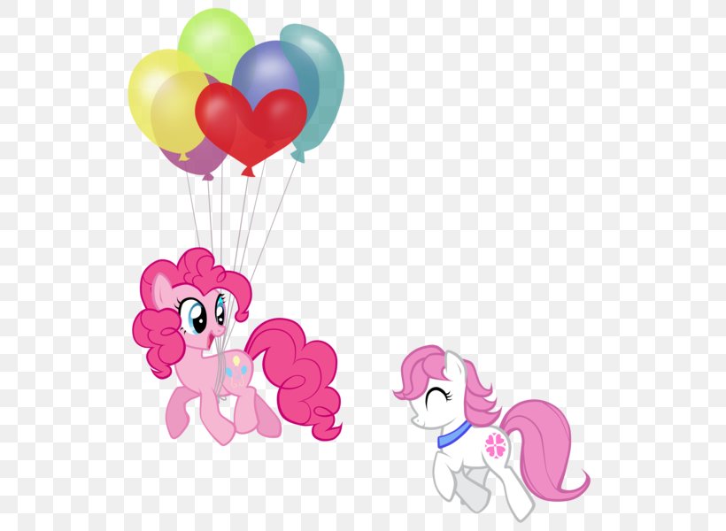 Balloon Pinkie Pie Rainbow Dash Rarity Pony, PNG, 554x600px, Watercolor, Cartoon, Flower, Frame, Heart Download Free