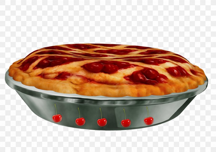 Dish Food Cuisine Ingredient Pot Pie, PNG, 2500x1767px, Watercolor, Baked Goods, Cherry Pie, Cuisine, Dessert Download Free