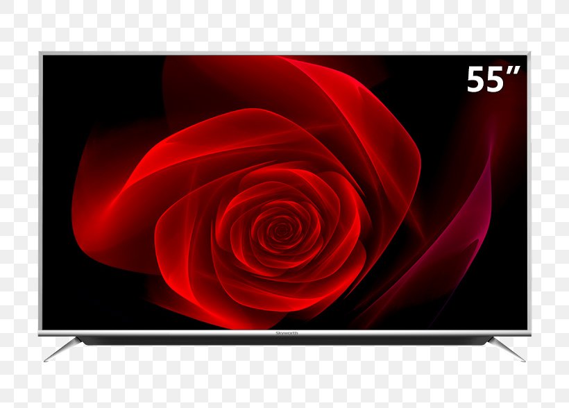 Skyworth 4K Resolution Television Set LCD Television Sharp Corporation, PNG, 800x588px, 4k Resolution, Skyworth, Color Television, Flower, Flowering Plant Download Free