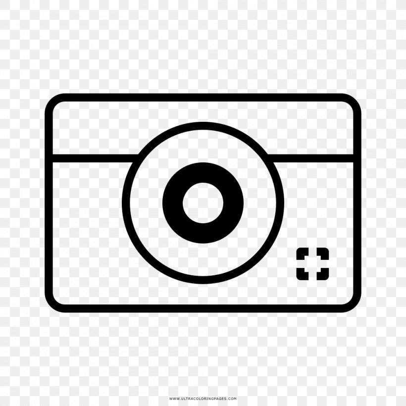 Drawing Coloring Book Camera Lens Photography, PNG, 1000x1000px, Drawing, Area, Black, Black And White, Brand Download Free
