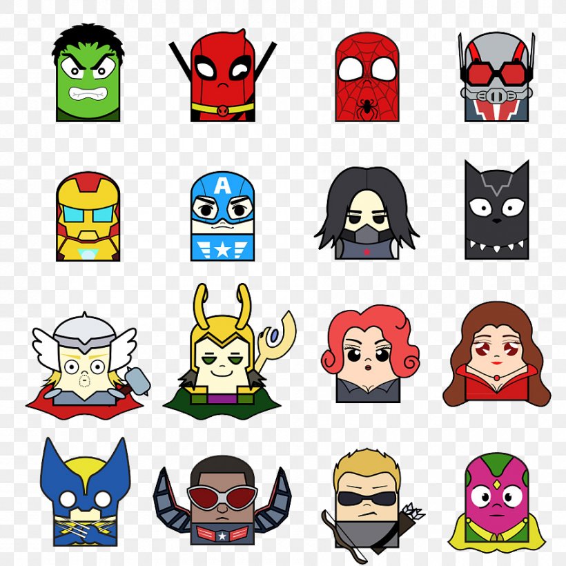 Iron Man Spider-Man Hulk Clint Barton Black Widow, PNG, 900x900px, Watercolor, Cartoon, Flower, Frame, Heart Download Free