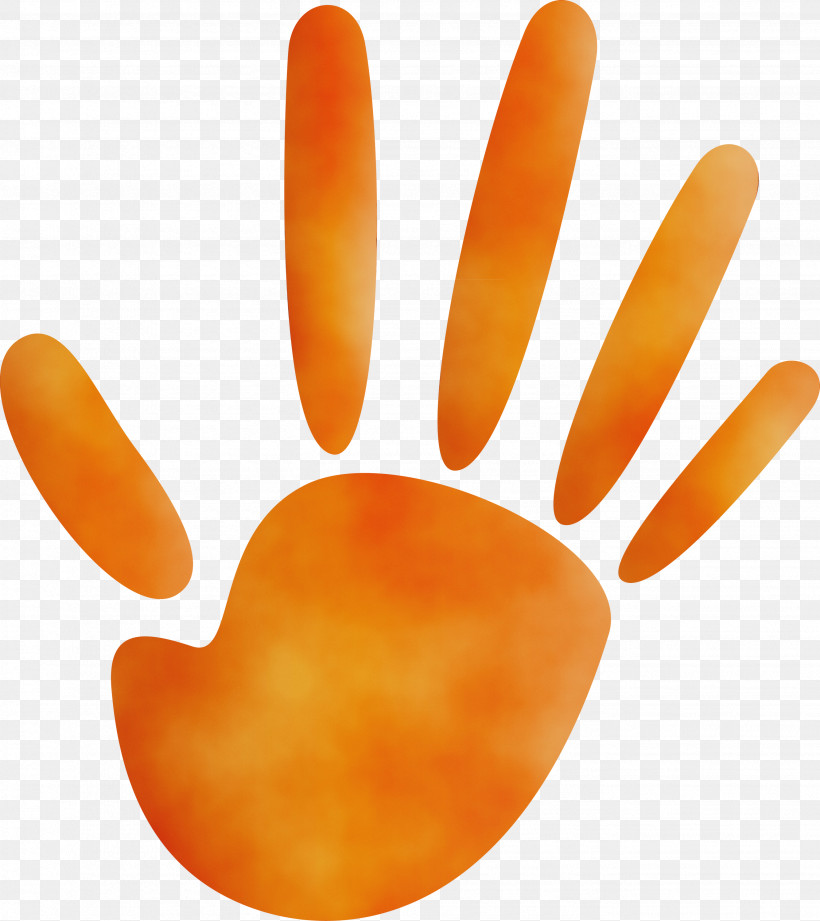 Orange, PNG, 2671x3000px, Happy Holi, Finger, Hand, Orange, Paint Download Free