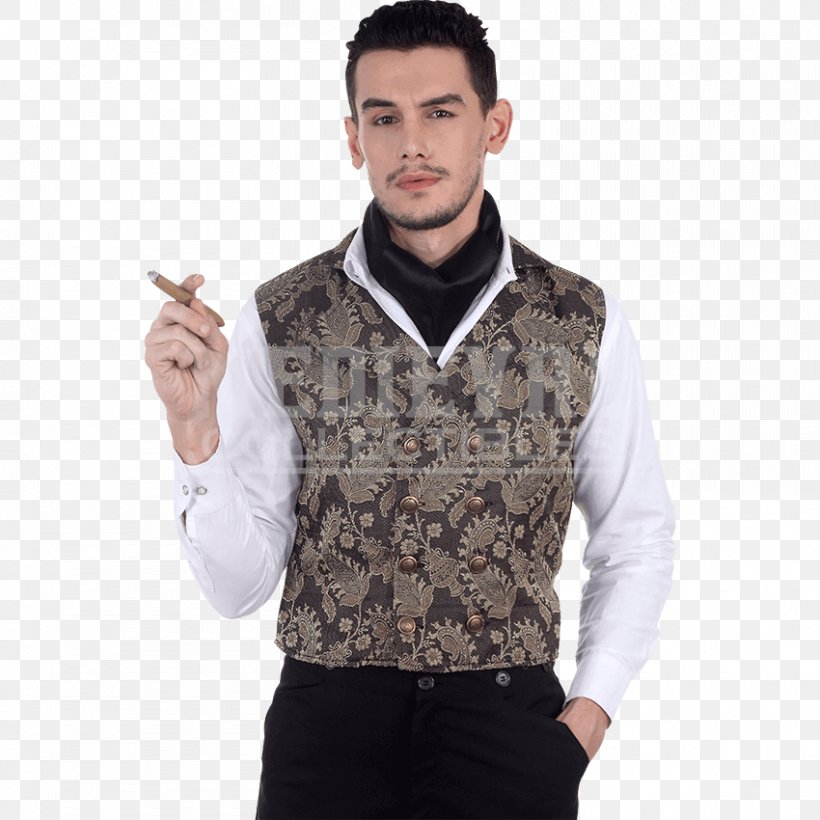 Gilets Waistcoat Clothing Steampunk Jacket, PNG, 850x850px, Gilets, Clothing, Coat, Corset, Dress Download Free