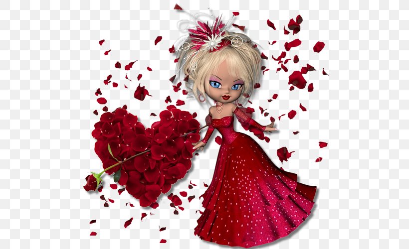 Doll Barbie Love Drawing, PNG, 500x500px, Watercolor, Cartoon, Flower, Frame, Heart Download Free