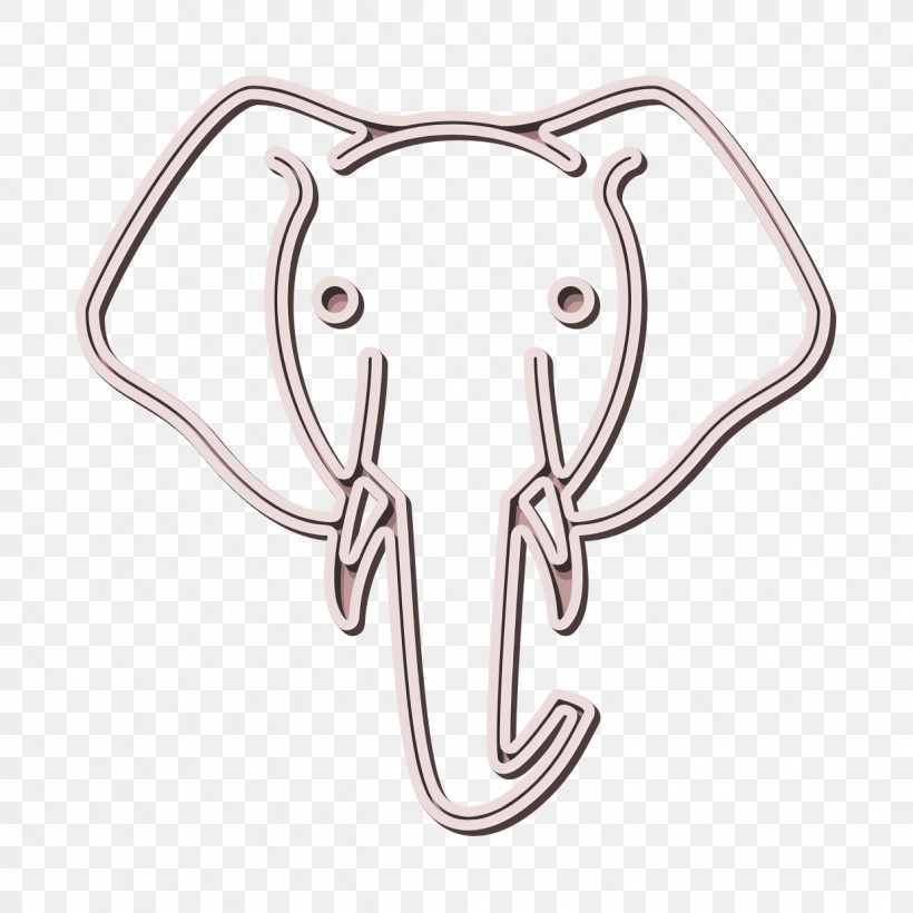 Elephant Head Icon Africa Icon Fauna Icon, PNG, 1238x1238px, Africa Icon, Cartoon, Fashion, Jewellery Download Free