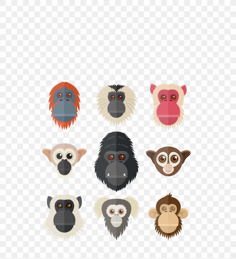 Gorilla Orangutan Primate Chimpanzee, PNG, 2662x2929px, Gorilla, Animal, Carnivoran, Chimpanzee, Dog Like Mammal Download Free