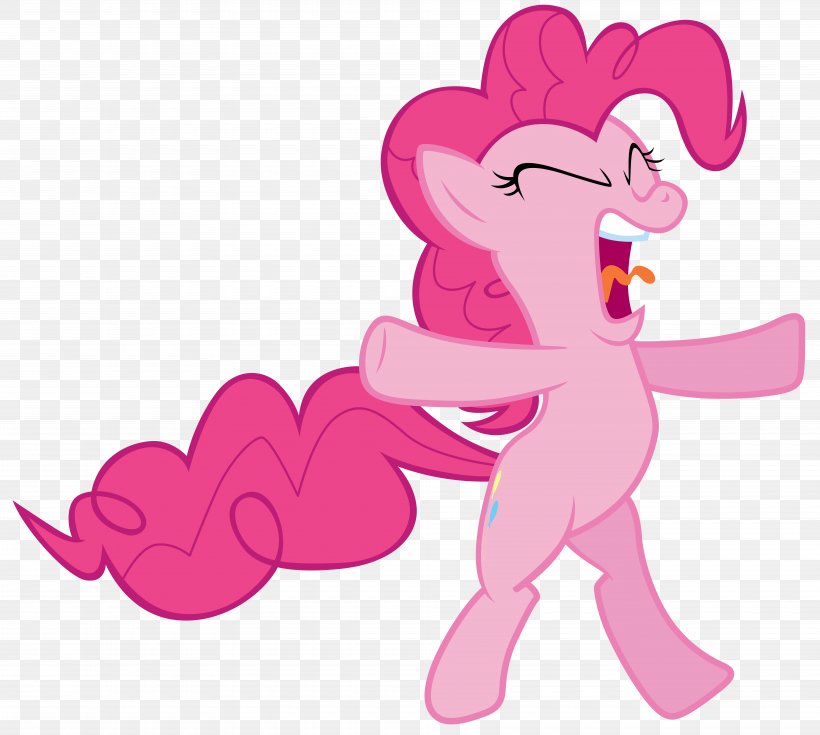 Pony Pinkie Pie Twilight Sparkle Applejack Rarity, PNG, 7800x7000px, Watercolor, Cartoon, Flower, Frame, Heart Download Free
