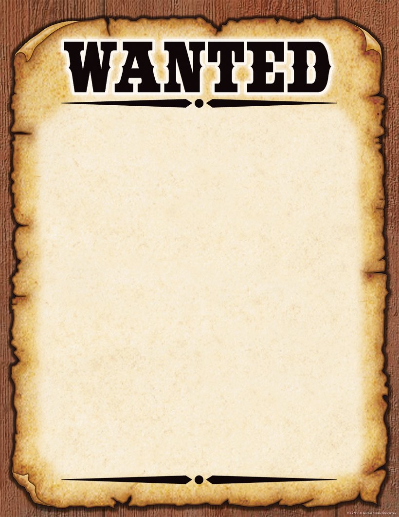 Wanted Poster Template American Frontier, PNG, 1545x2000px, Watercolor, Cartoon, Flower, Frame, Heart Download Free