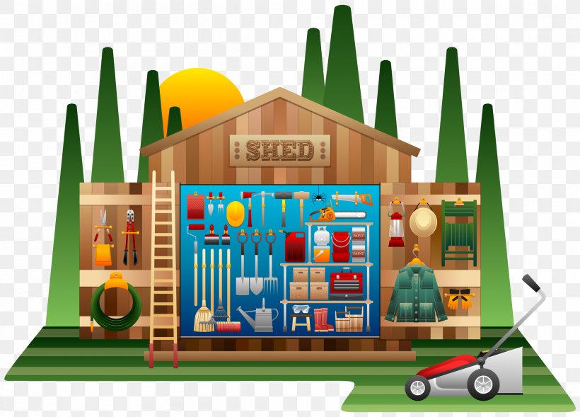 Shed Garden Tool Clip Art, PNG, 2400x1726px, Shed, Back Garden, Free Content, Games, Garden Download Free