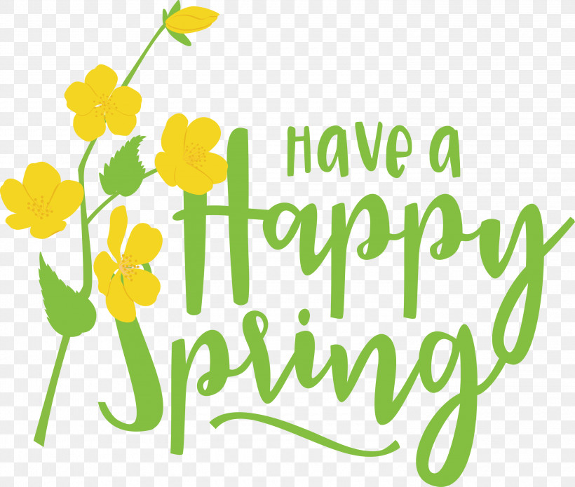 Spring Have A Happy Spring Spring Quote, PNG, 3000x2544px, Spring, Cut Flowers, Floral Design, Flower, Leaf Download Free