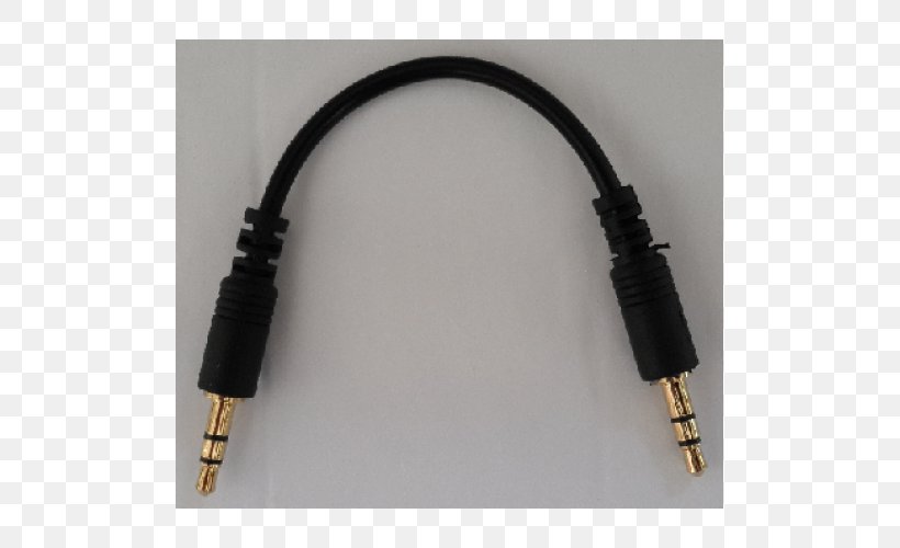 Coaxial Cable Electrical Connector Phone Connector Headphones Electrical Cable, PNG, 500x500px, Coaxial Cable, Ac Power Plugs And Sockets, Audio, Cable, Coaxial Download Free