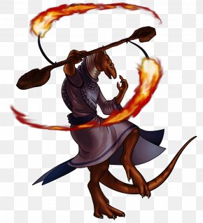 FIRE DANCE - Demon Legendary Creature Clip Art PNG