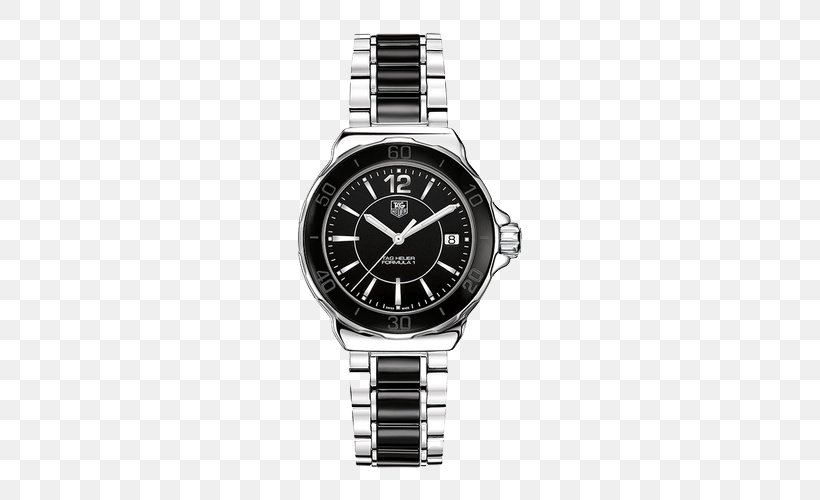 Formula One TAG Heuer Watch Chronograph Quartz Clock, PNG, 500x500px, Formula One, Baume Et Mercier, Black, Brand, Chronograph Download Free