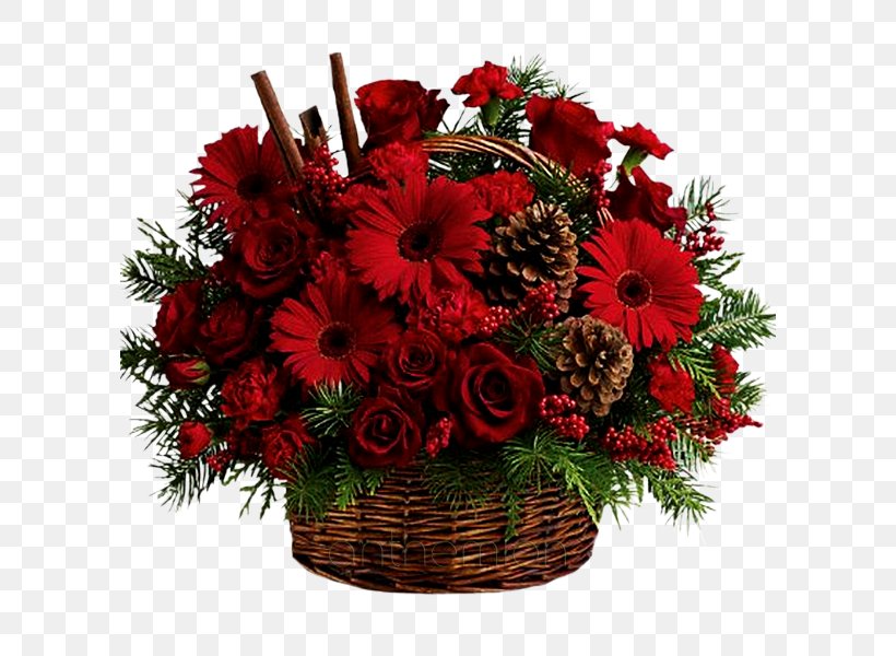 Floral Design Flower Bouquet Christmas Day Cut Flowers, PNG, 600x600px, Floral Design, Birthday, Centrepiece, Christmas Day, Cut Flowers Download Free