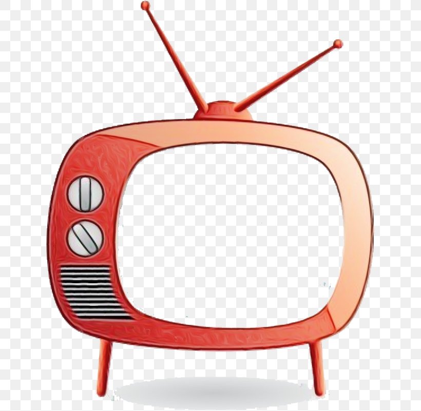Red Cartoon Clip Art Television, PNG, 640x801px, Watercolor, Cartoon, Paint, Red, Television Download Free