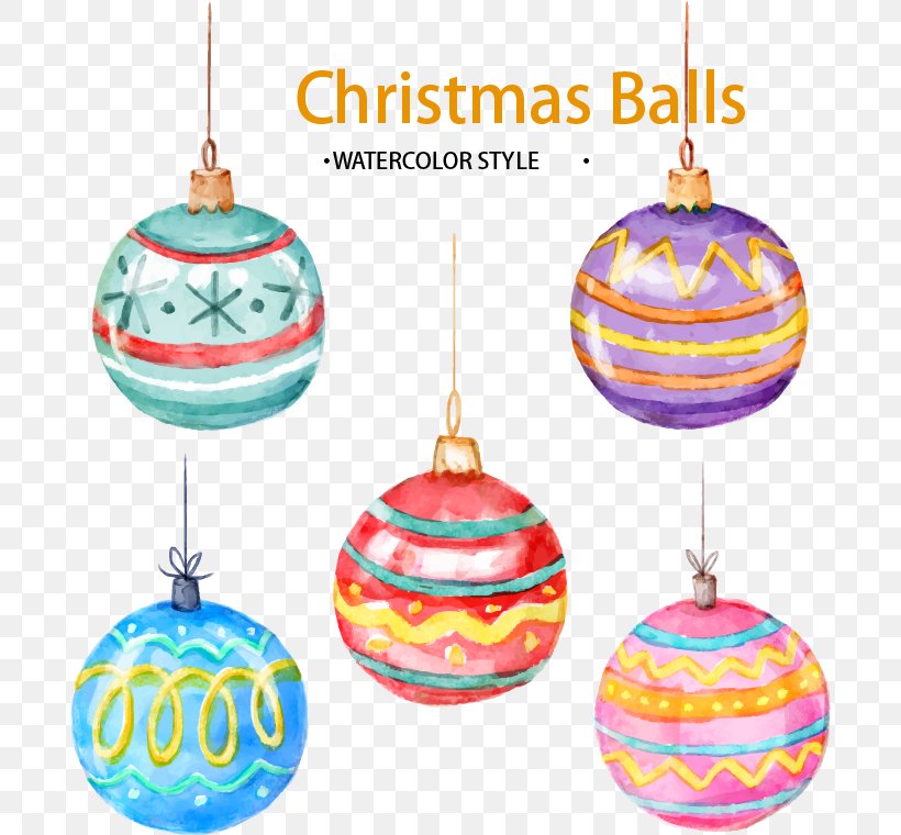 Christmas Ornament Watercolor Painting Ball, PNG, 692x760px, Christmas, Ball, Balloon, Birthday Candle, Bombka Download Free