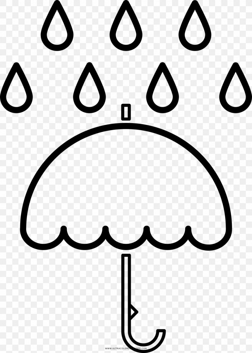 Coloring Book Drawing Umbrella Drop, PNG, 1000x1399px, Coloring Book, Area, Ausmalbild, Black And White, Drawing Download Free