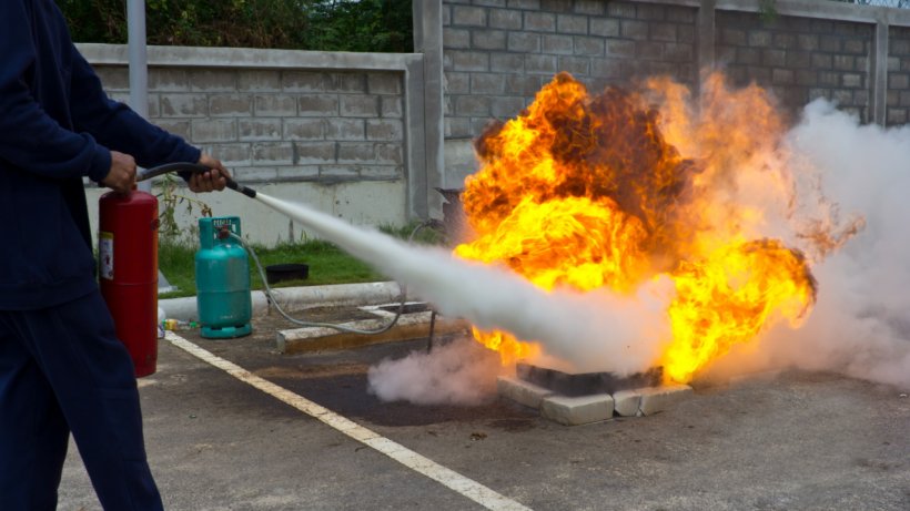 Fire Extinguishers Fire Safety Training Fire Protection, PNG, 1280x720px, Fire Extinguishers, Asphalt, Course, Explosion, Fire Download Free