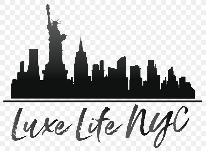 New York City Skyline Watercolor Painting Silhouette, PNG, 2201x1612px, New York City, Art, Black And White, Brand, City Download Free