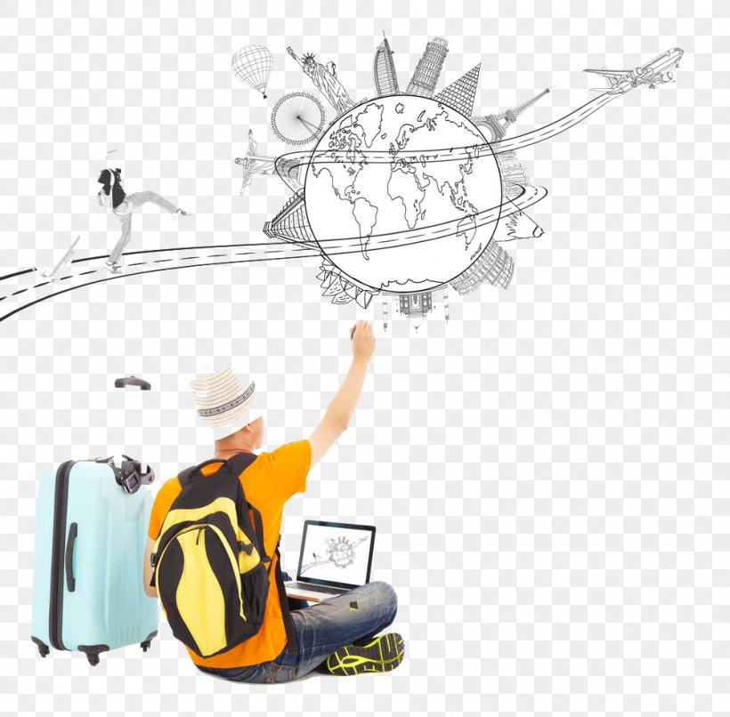 Travel Drawing Stock Photography, PNG, 1000x984px, Travel, Area, Backpacking, Baggage, Ball Download Free