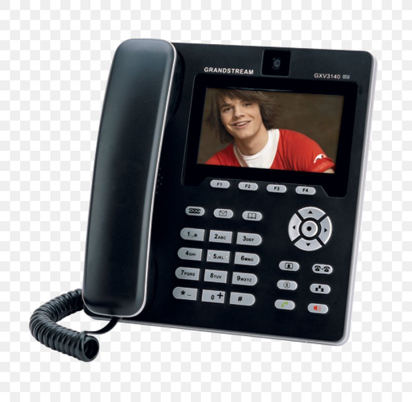 Grandstream GXV3140 VoIP Phone Grandstream Networks Voice Over IP Grandstream GXP1625, PNG, 800x800px, Grandstream Gxv3140, Caller Id, Communication, Communication Device, Corded Phone Download Free