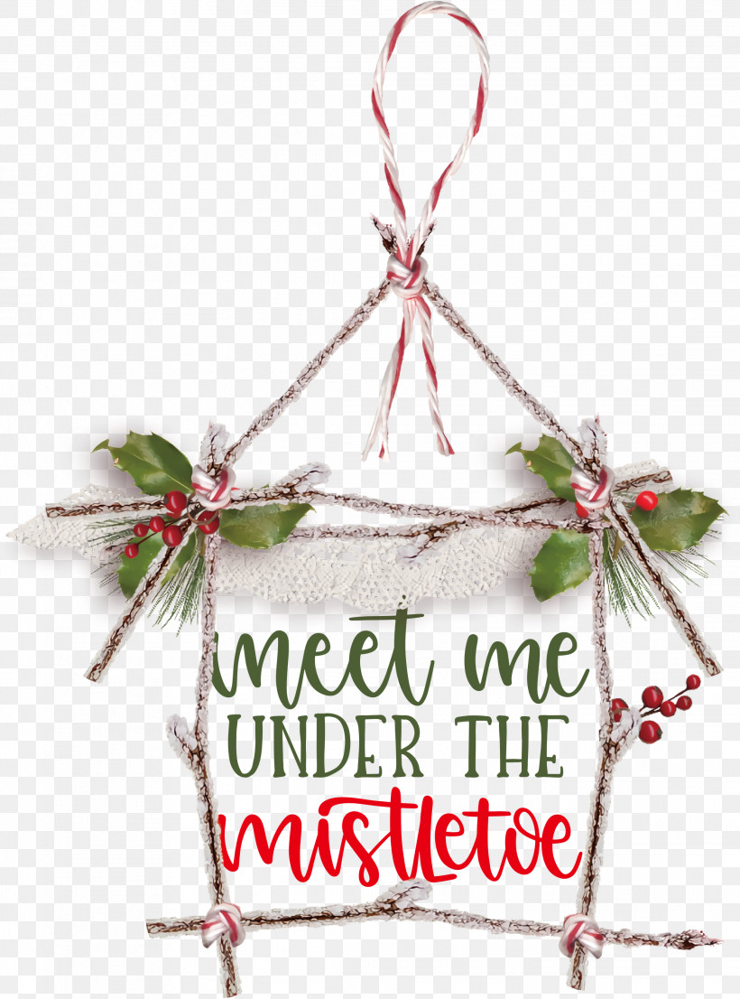 Meet Me Under The Mistletoe Mistletoe, PNG, 2223x3000px, Mistletoe, Christmas Day, Christmas Decoration, Christmas Ornament, Holiday Download Free