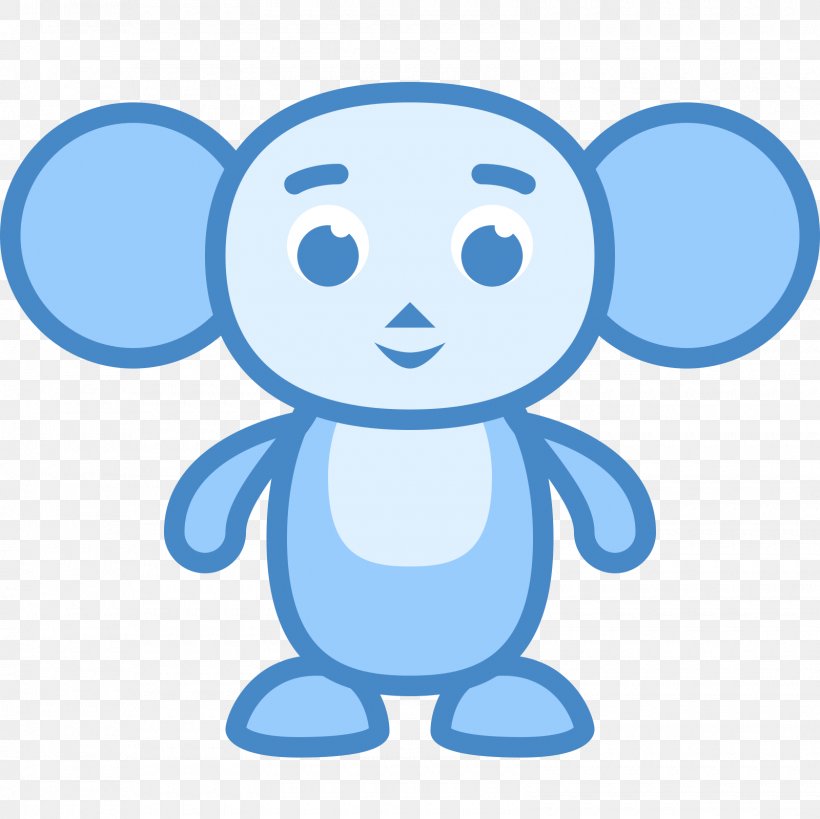 Cheburashka Icon, PNG, 1600x1600px, Cheburashka, Area, Blue, Cartoon, Character Download Free