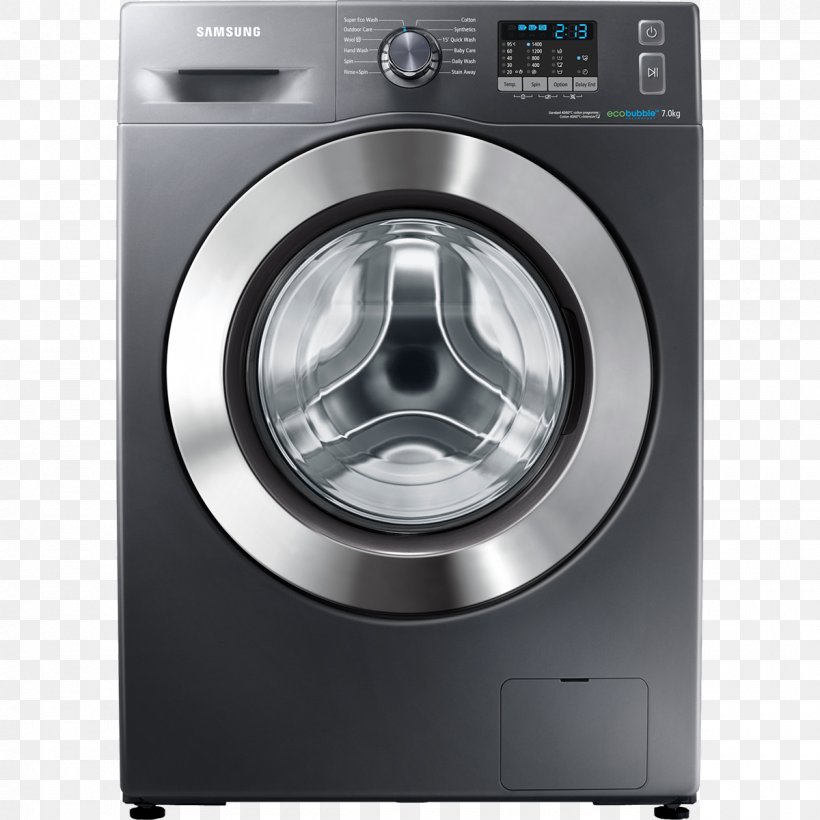 Samsung WF80F5E2W4 Washing Machines Home Appliance Samsung Electronics, PNG, 1200x1200px, Samsung, Business, Clothes Dryer, Hardware, Home Appliance Download Free