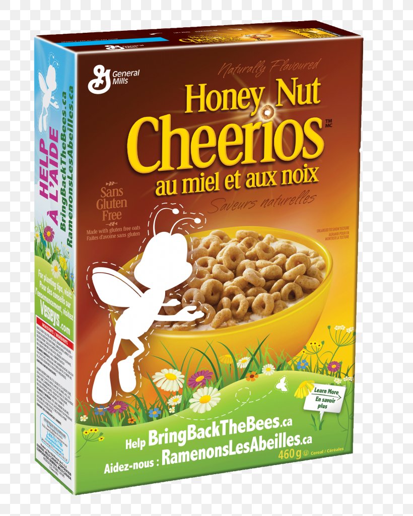 Breakfast Cereal Honey Nut Cheerios Bee, PNG, 737x1024px, Breakfast Cereal, Almond, Bee, Breakfast, Bring Back The Bees Download Free
