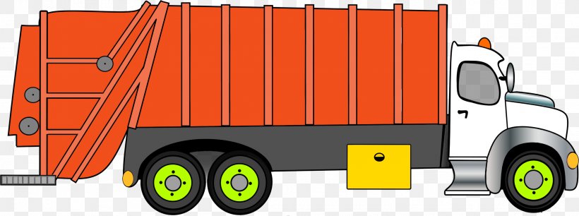 Garbage Truck Waste Car Clip Art, PNG, 2234x836px, Garbage Truck, Automotive Design, Brand, Car, Cargo Download Free
