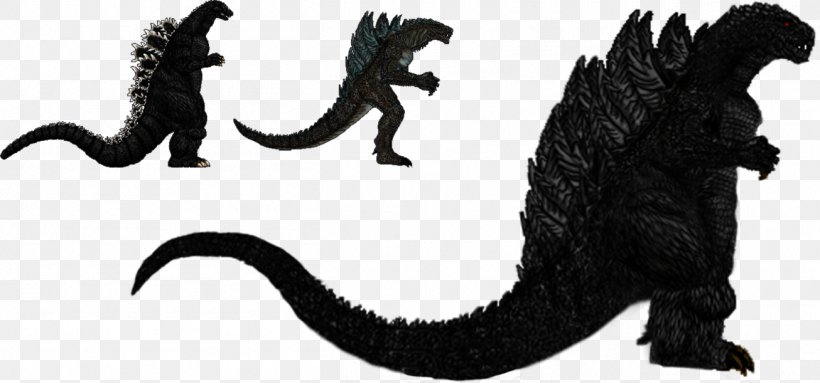Godzilla Gomora Kaiju Dragon, PNG, 1306x611px, Godzilla, Animal Figure, Art, Artist, Black And White Download Free