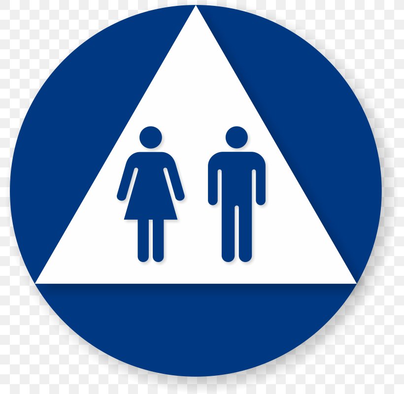 Unisex Public Toilet Sign Bathroom Disability, PNG, 800x800px, Unisex Public Toilet, Accessible Toilet, Ada Signs, Area, Bathroom Download Free