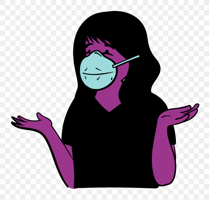 Woman Medical Mask Coronavirus, PNG, 2500x2386px, Woman, Behavior, Biology, Cartoon, Character Download Free