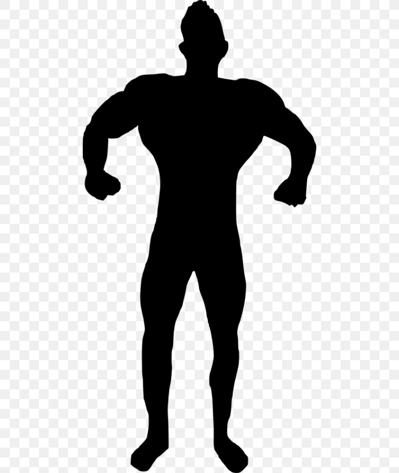 Bodybuilding Silhouette, PNG, 480x972px, Bodybuilding, Arm, Black, Black And White, Female Bodybuilding Download Free