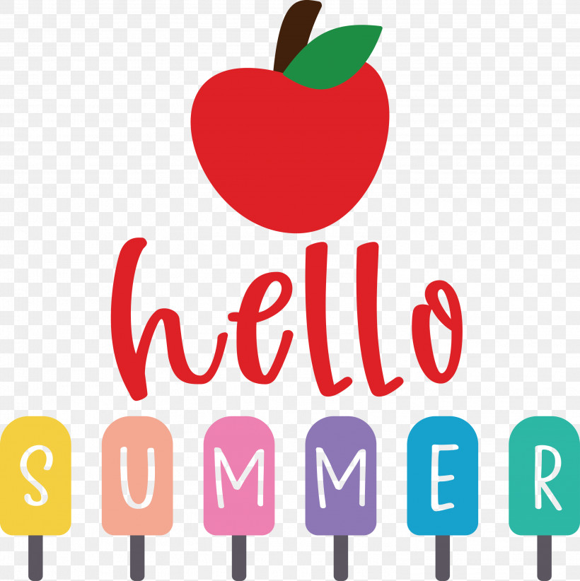 Hello Summer Happy Summer Summer, PNG, 2992x3000px, Hello Summer, Fruit, Geometry, Happy Summer, Line Download Free